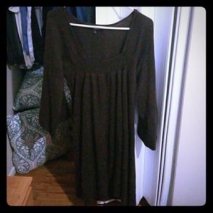 Large sleeved dress